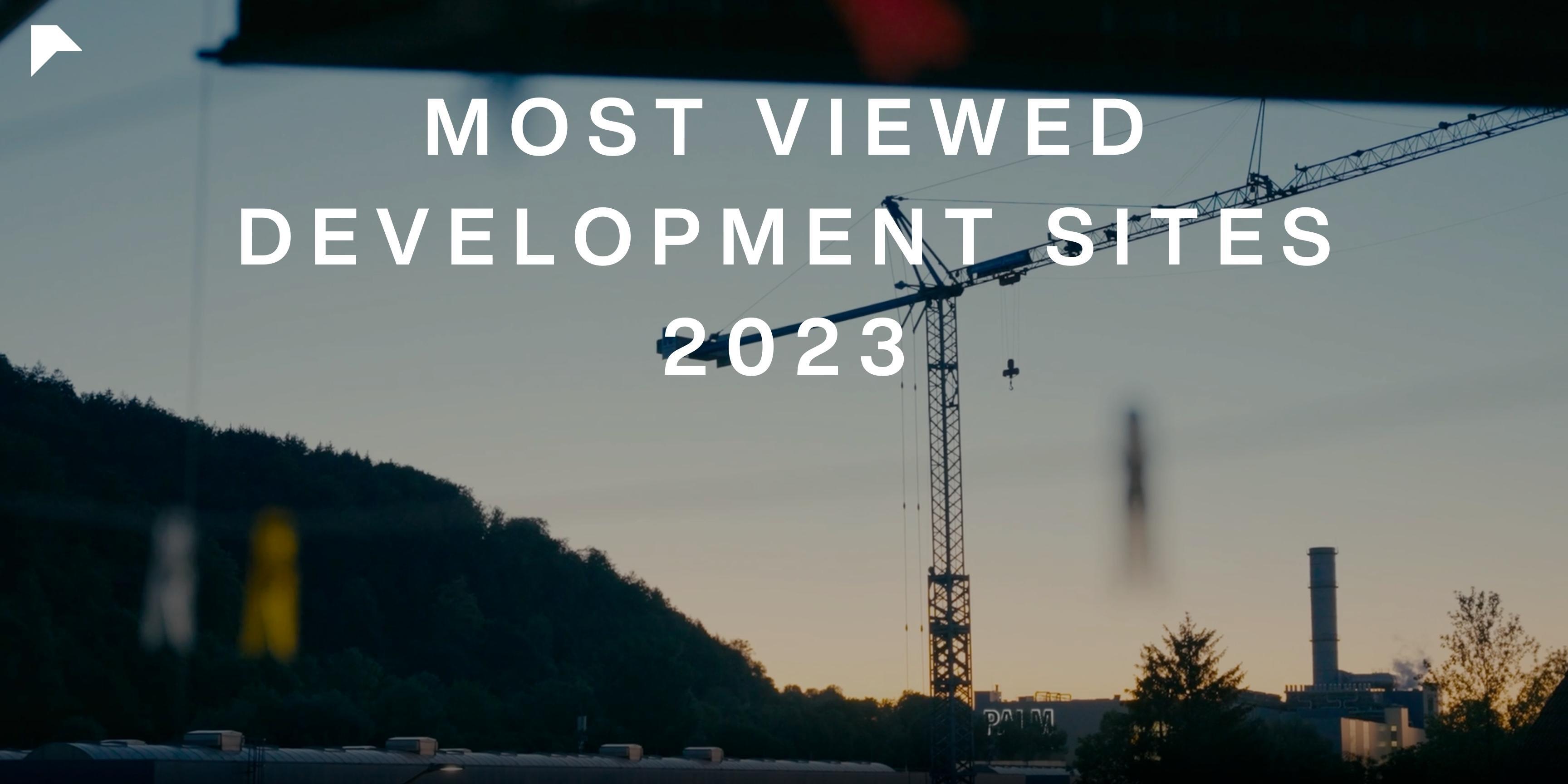 Most Viewed Development Sites of 2023