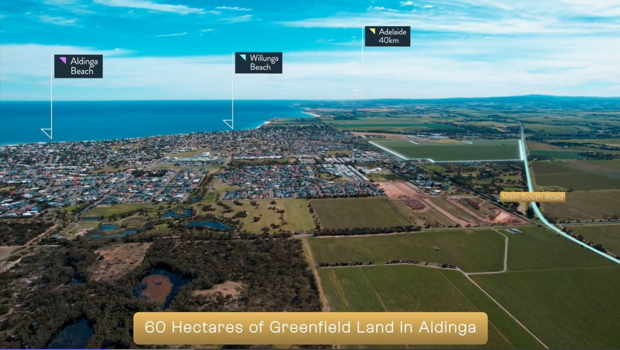 Sixty hectares of land in Aldinga unlocked for master planned community