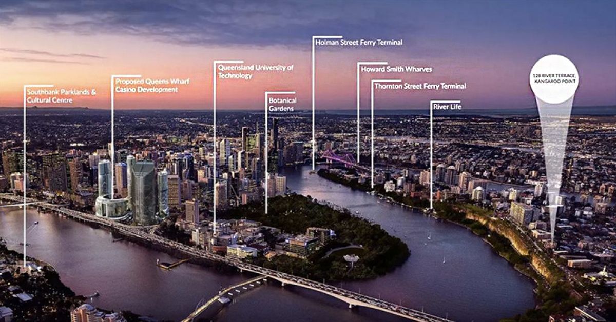 Premium Kangaroo Point Site For Sale with Luxury Development Approval