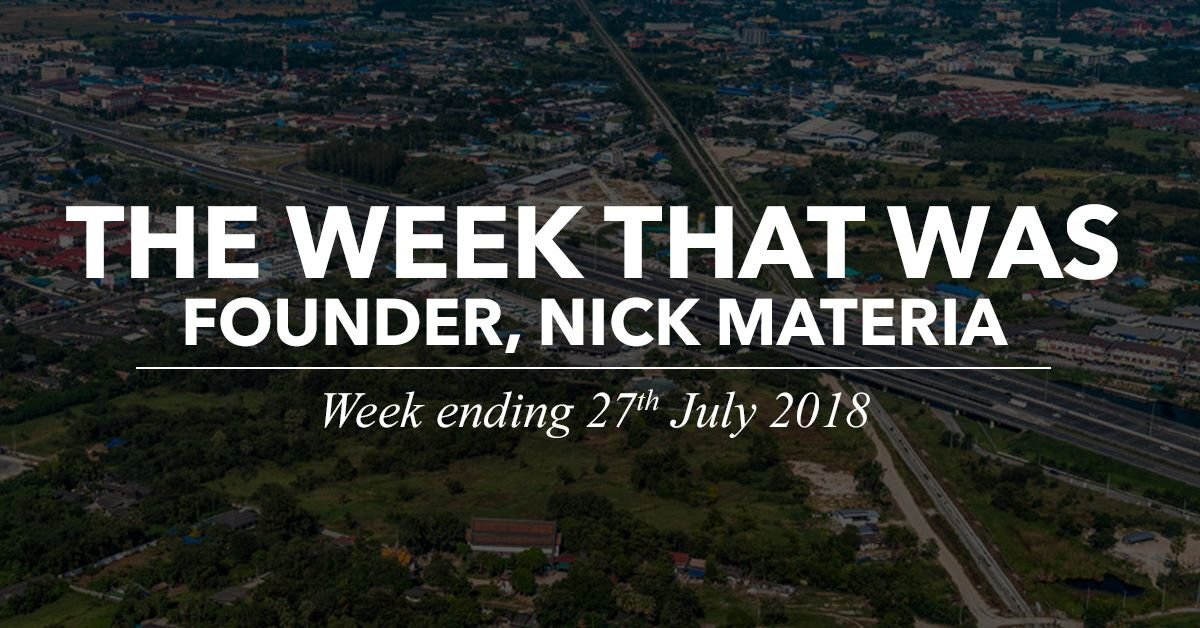 The week that was - 27 July