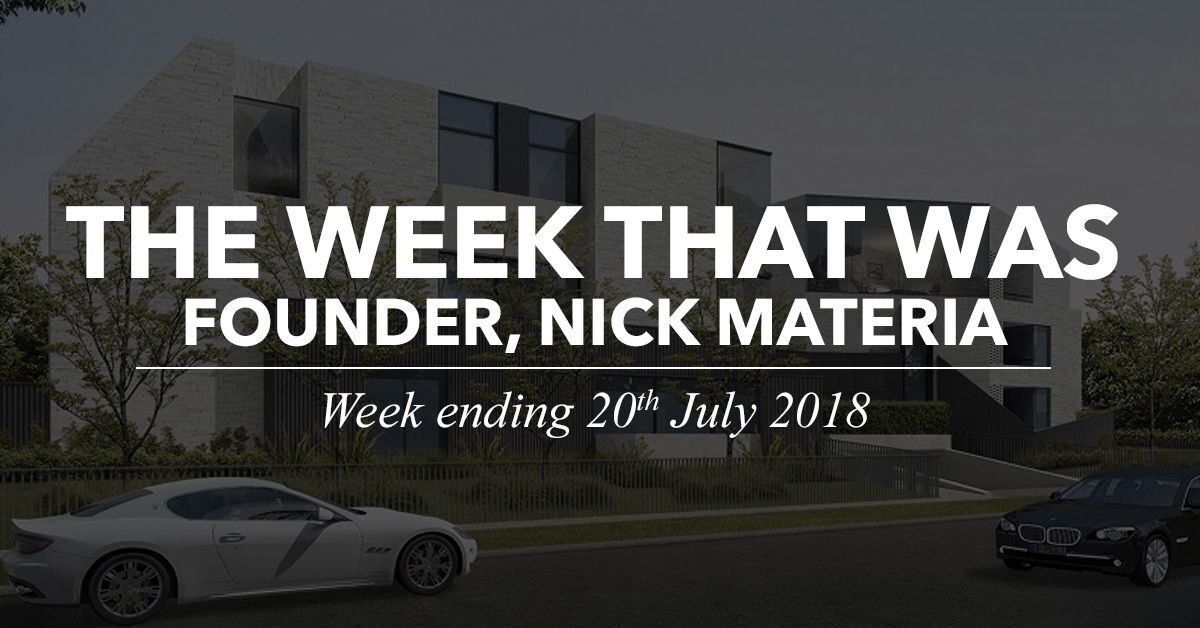 The week that was - 20 July