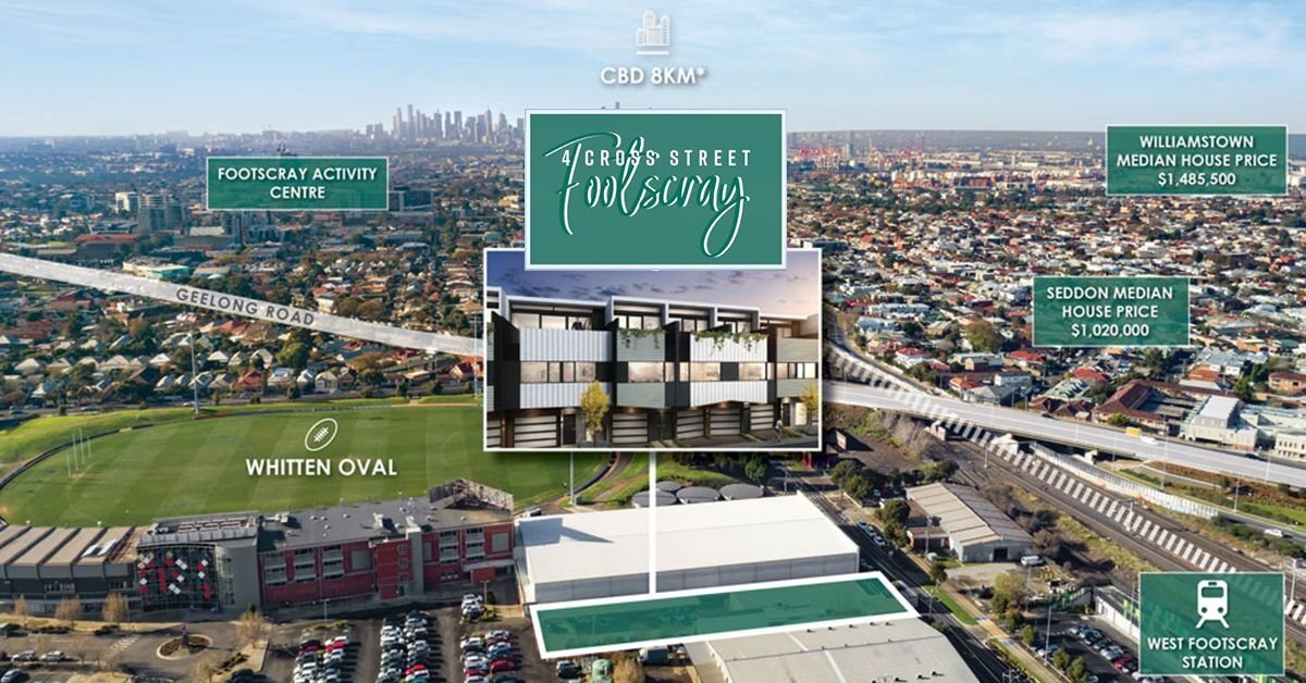 17 Stunning Townhouses Approved in Footscray