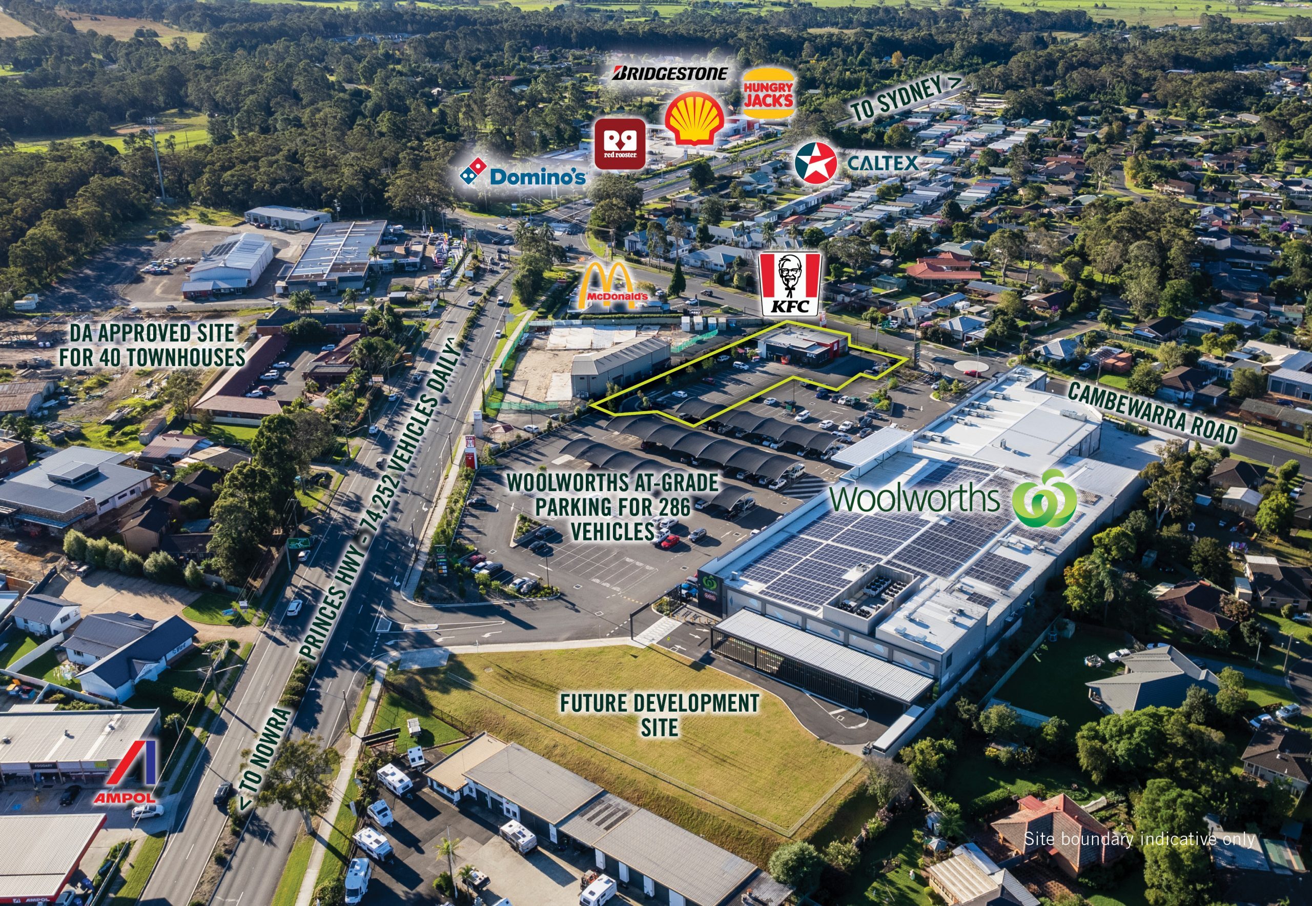 KFC Bomaderry position