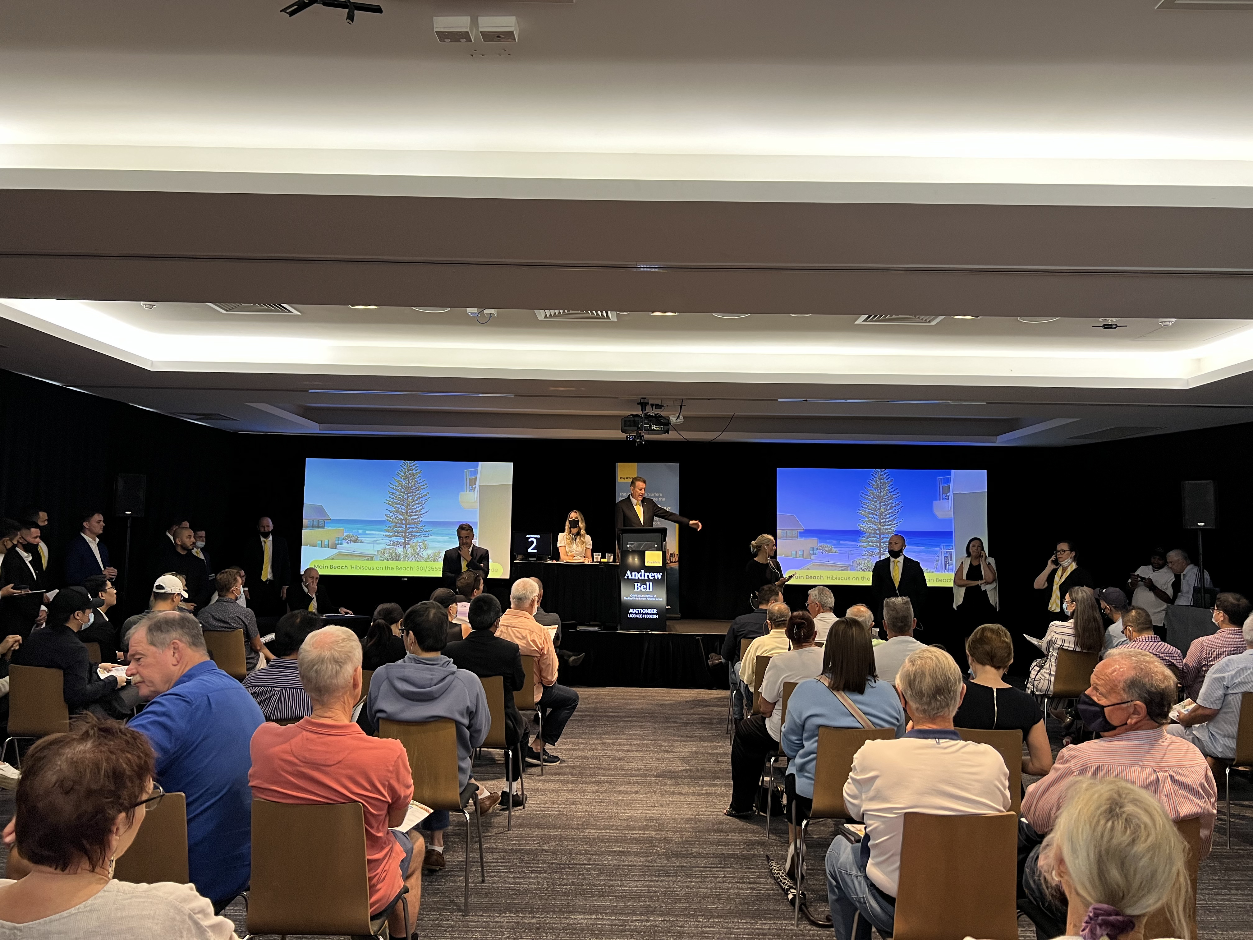 Ray White Surfers Paradise Record 87% Clearance Rate at Auction Event