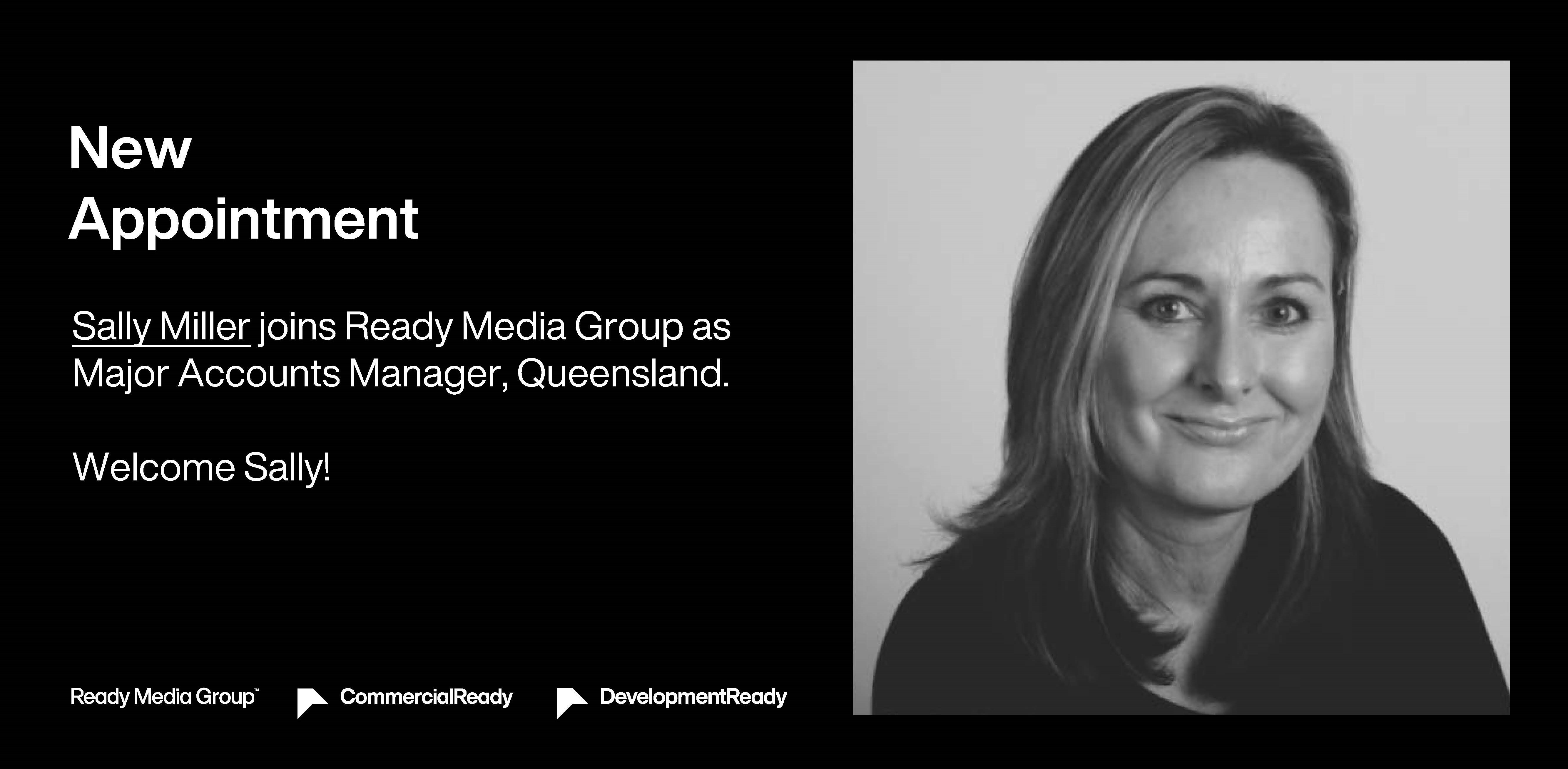 New Appointment - Sally Miller as Major Accounts Manager, Queensland.