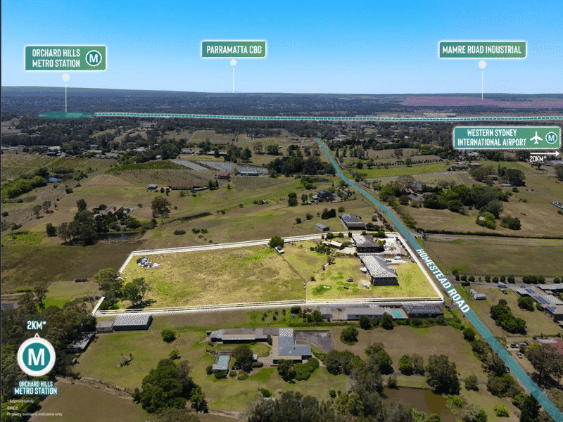 Rare 5-acre Orchard Hills landholding with dual residences hits the market ahead of major rezoning momentum.