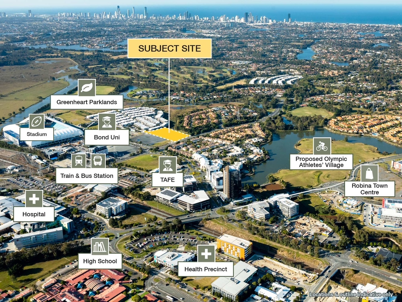 'Never offered before' Robina development site in growth precinct hits the market