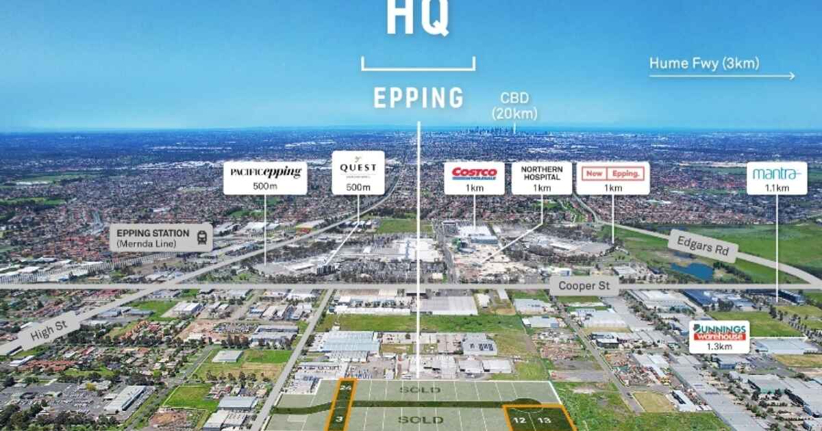 Sought after land in Epping hits the market. Content Hub